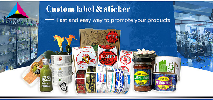 Print custom self adhesive paper printable shipping tracking labels