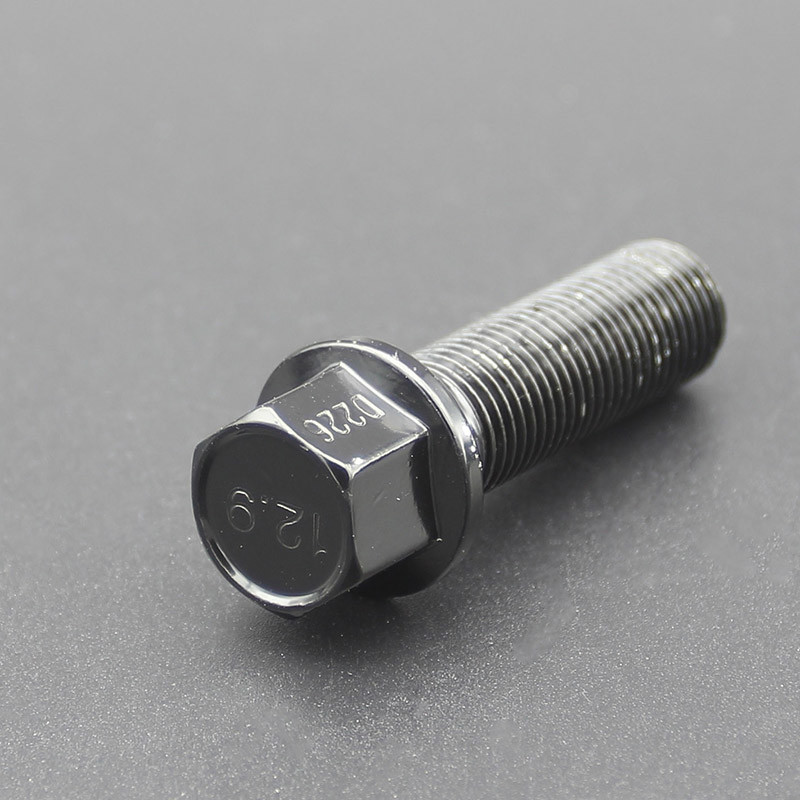 Grade 12.9 R14 Extended Lug Bolt Shank 42mm For Audi & Mercedes Dual Coating Black Finish