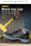 Industrial Construction Safety Shoes Black Leather Shoes For Men