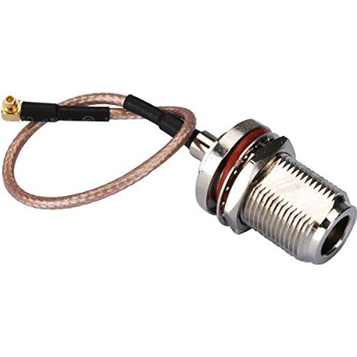 Low Loss Shield Thin RF Coaxial Cable for Antenna 150MM Length 50ohm Impedance