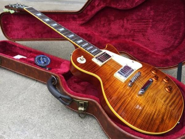 Custom LP electric guitar, Rosewood Fingerboard & Solid Mahogany Body Tobacco