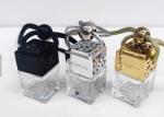 Square Hanging Car Perfume Bottle Pendant 8ml Perfume Bottles