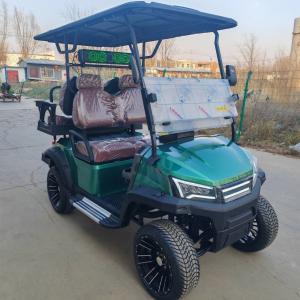Quality New 4 Seater Off-Road Electric Golf Cart Equipped With Lithium Battery Energy Saving Cheap wholesale