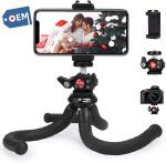 Flexible Phone Tripod, Rotatable Mini Camera Tripod for Smartphone with Phone