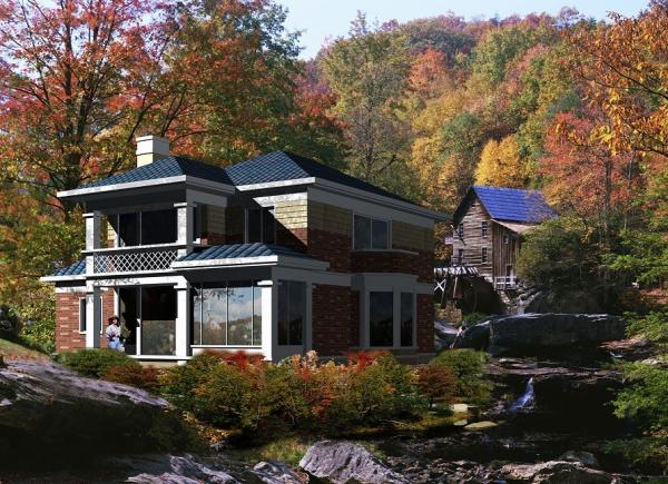 Modular House Light Steel Prefab House Fast Construction 4 Bedrom Prefabricated