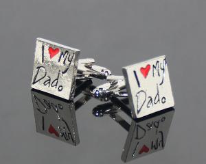 Quality Best selling fashion wholesale metal silver plated square cuff link wholesale