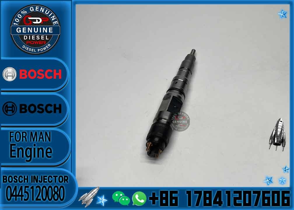 BLSH Common Rail Diesel Fuel Injector 0445120080 65104017004 For Bosch Doosan DL06 DX225