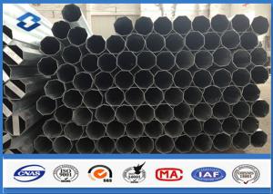 Quality Steel Q235 Q345 Galvanized Steel Pole Aganist wind pressure of 120Km / h - 180Km / h wholesale