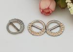 Round Fashion Simple Style Resistant Ladies Shoe Buckles Replacement Customized