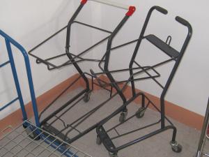 Quality 20Kg Supermarket Basket Shopping Trolley , Commercial Shopping Carts wholesale