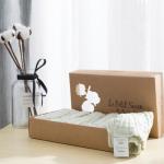 Functional Soft Muslin Washcloths For Face Nature Printed Four Layers