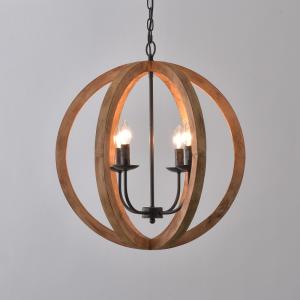 Quality Industry Pendant Lighting Solid Kitchen Bar Coffee Shop Dining Room solid wood pendant lights(WH-VP-113) wholesale