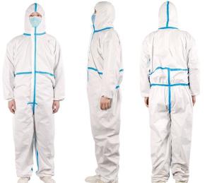 Quality Full Body Disposable Protective Coverall Anti Dust Long Lasting Protection wholesale