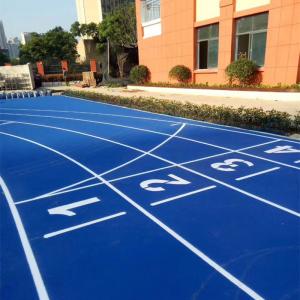 Quality OEM Blue Sandwich Running Track EPDM Rubber Race Track wholesale