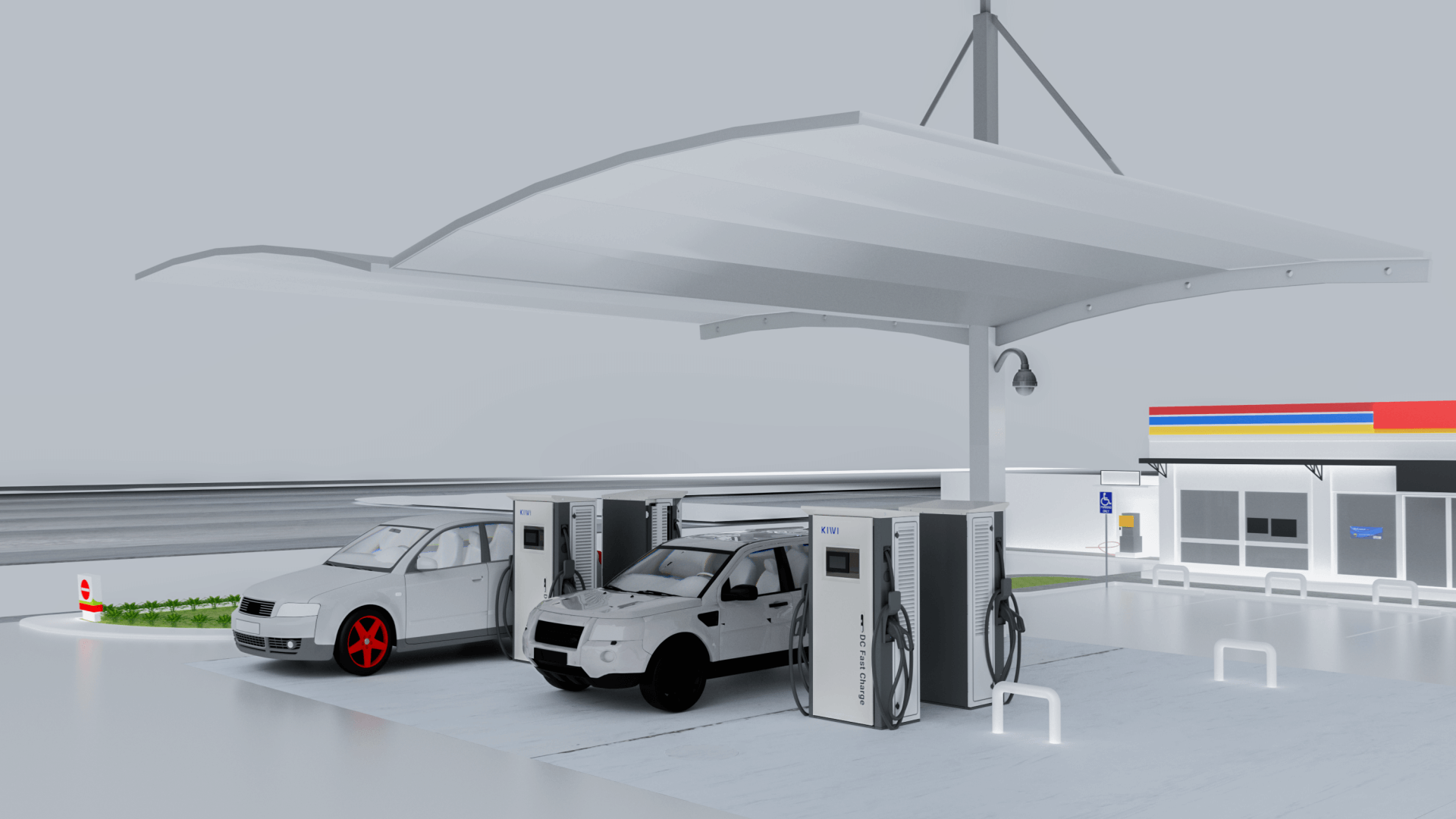 150V 1000V Fast Charging Stations For Electric Cars Ev