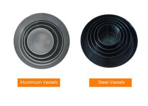 Quality Aluminum Vessels and Low Carbon Steel Vessels Φ110mm Φ145mm Φ180mm Φ220mm Φ300mm wholesale