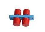 Red Short Boot FC Fiber Optic Connector , Duplex Single Mode OS2 Fiber FC