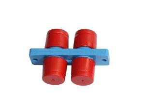 Quality Red Short Boot FC Fiber Optic Connector , Duplex Single Mode OS2 Fiber FC Connector wholesale