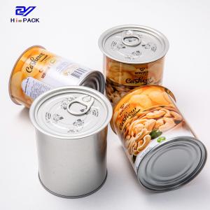 Quality Wear Resistant Protein Powder Tin Can Pop Top Circular Tin Containers wholesale