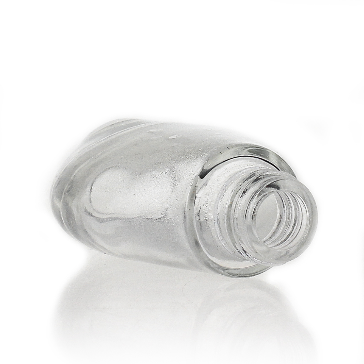 Yuhua 35ml Cosmetic Lotion Pump Bottle Eco Friendly Clear Glass
