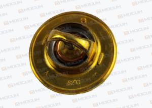 Quality 600-421-6110 Excavator Engine Parts Thermostat 600-421-6110 Golden Color wholesale