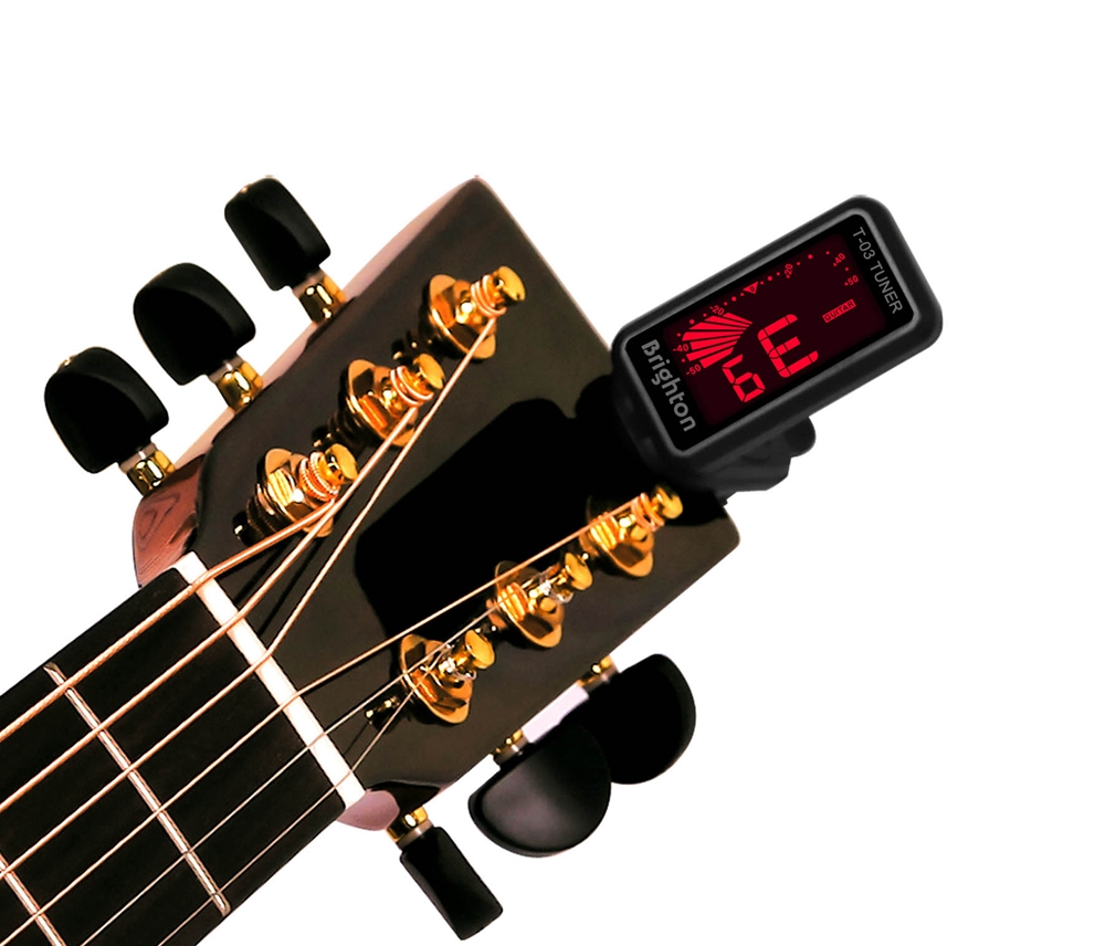 T-02,T-03 Stringed instrument parts and accessories and Universal Mini Clip On Electronic Digital Guitar Tuner