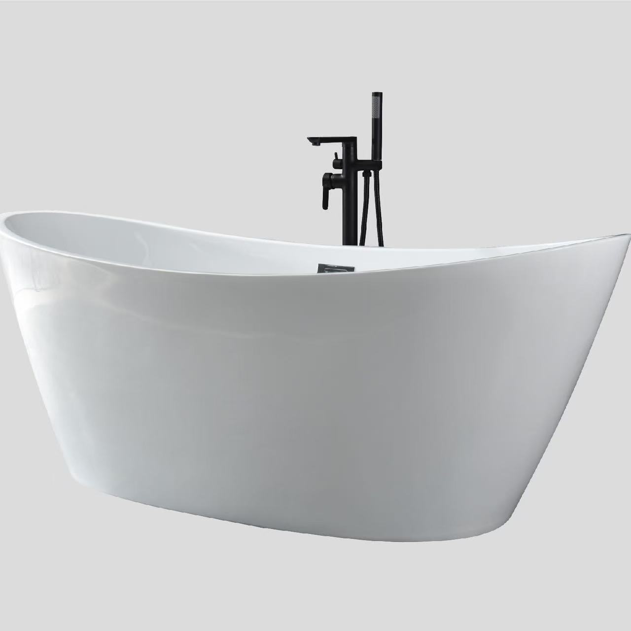 Thermoplastic Acrylic Jacuzzi Drop In Soaking Tub Heat Retention 66x36
