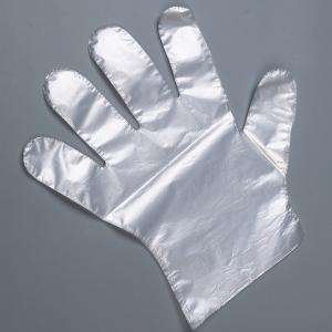 Quality Clear Disposable Poly Gloves Powder And Latex Free / Plastic Catering Food Grade Film Gloves wholesale