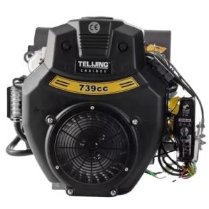 Quality 27HP 739cc V-Twin Cylinder Gasoline Engine 4 Stroke Air Cooled Petrol for Boat wholesale