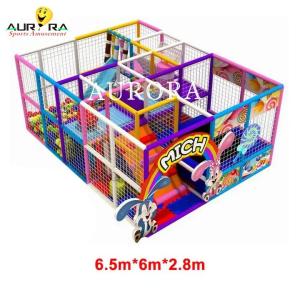 Quality Soft Play Fence Indoor Playground Equipment Set Children Plastic Slides Small wholesale