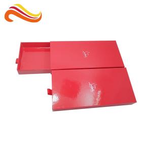 Quality Handmade Glossy Lamination Sliding Drawer Gift Box With Hot Stamping wholesale
