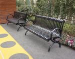 Powder Coating Sunproof 150cm Cast Iron Garden Park Bench