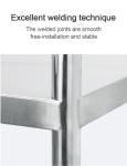 3 Layer Hospital Stainless Steel Medical Instrument Trolley