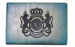 Personalized color Embossed logo printing oil Leather Patches for Jeans