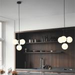 E27 Modern Nordic Simple Chandelier Creative Glass Ball Designer Miira