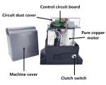 370W 600Kg Light Weight Sliding Gate Motor With Built In Control Board