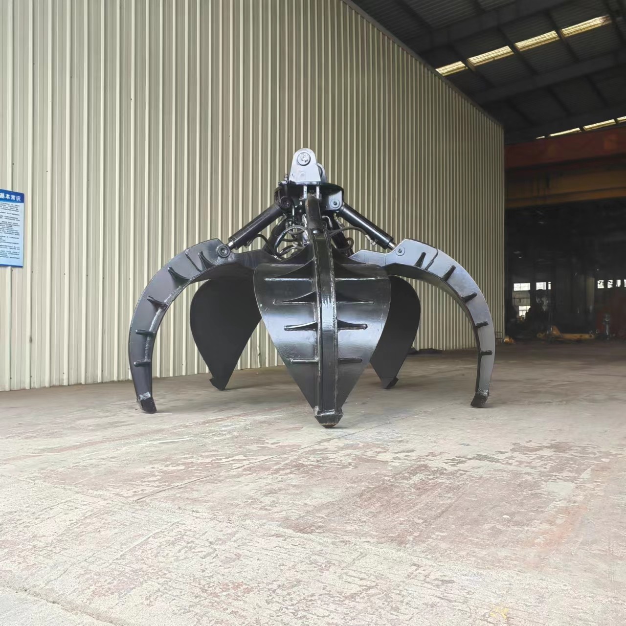 Orange Peel Hydraulic Grabs For Excavators Truck Crane Material Handling