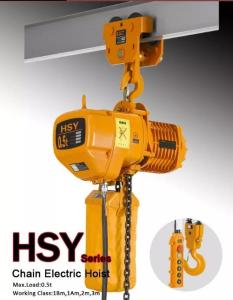Quality Chain Hoist HSY type 500kg to 35tons Single or Double Chain for Cranes wholesale