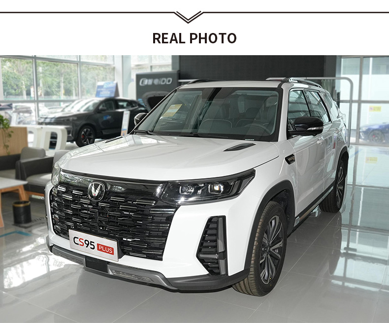 Luxury Design Changan CS95 PLUS Left Steering Two-wheel Drive Large SUV Maximum Power 150-200Ps Displacement 1.5-2.0L