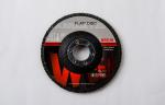 Grit P27 Angle Grinder Flap Discs , Zirconia Alumina Sanding Disc