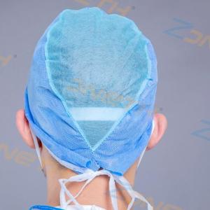 Quality Hospital Clinic Doctor GB 25GSM Disposable Scrub Caps wholesale