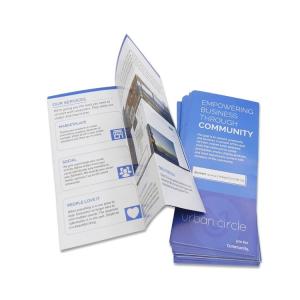 Quality A4 A5 A6 Digital Marketing Flyer , SGS 157g Company Product Brochure wholesale