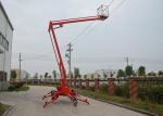 10m Max Platform Height Towable Boom Lift with Hydraulic Outriggers and