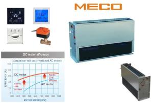 Quality Chilled Water Vertical Fan Coil Unit With Metal Blower 1200CFM Cooling Capacity 3TR wholesale
