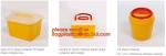 BIOHAZARD WASTE CONTAINERS, PLASTIC STORAGE BOX, MEDICAL TOOL BOX, SHARP