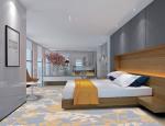 Full Pave Commercial Floor Mat Fireproof For Hotel Room