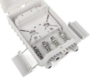 Quality Odf Fiber Optic Terminal Box 24 Core Outdoor Waterproof IP65 FTTH 4 Inlet Port / 24 Out Port wholesale