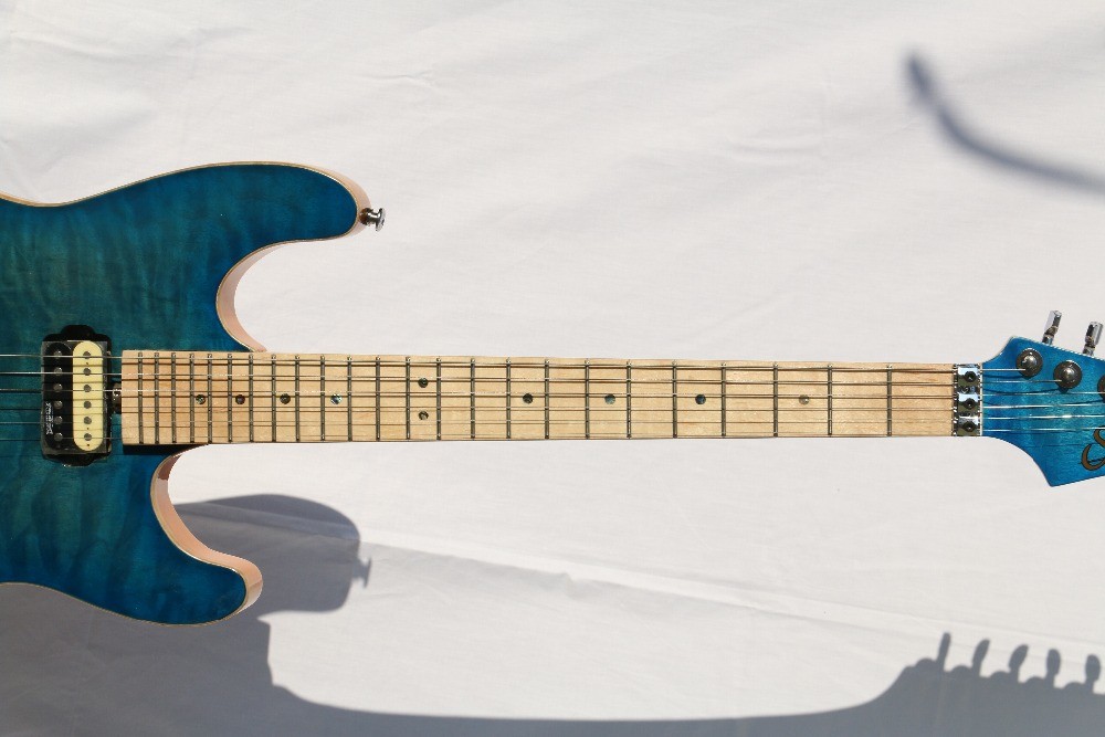 AAAAA Quilted Maple Top Floydrose tremolo Suhr Electric guitar Guitarra bolt on neck oem guitar