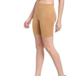 Hot Sale Low Price Women Beige Sport Shorts Yoga Pants with Custom Logo Printing