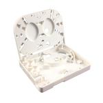 4 Port PC+ABS Mini Fibre Optic Termination Box Plastic Box Fiber Termination